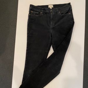 J. Crew black corduroy jeans